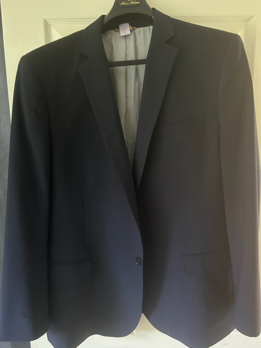 Brooks Brothers Explorer Madison Fit Navy Wool Suit Jacket — 48R